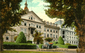 Postcard of St. Ann's Academy, c. 1914