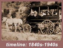 timeline: 1840s - 1940s